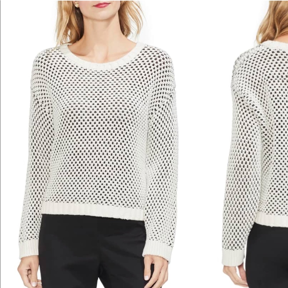 NWT Vince Camuto Textured Stitch Sweater